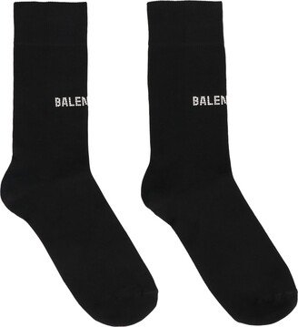 Logo Cotton Blend Socks-AF