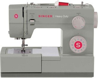 SINGER 4452 Heavy Duty Sewing Machine with 110 Stitch Applications, 32 Built In Stitches, Foot Pedal for Pressure Adjustment, and Accessories, Gray