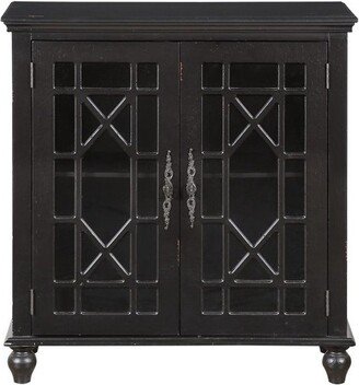 Eliza Wood Sideboard in Antique Black - Lexicon