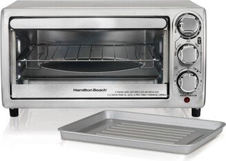 4-Slice Toaster Oven - Silver