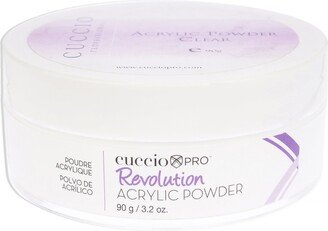 Acrylic Powder - Clear by Cuccio Pro for Women - 3.2 oz Acrylic Powder