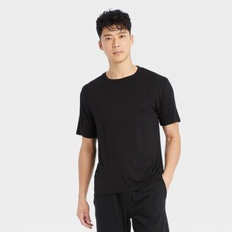 Hanes Premium Hane Premium Men' Modal Sleep Pajama T-Shirt - Black S