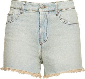 Cotton denim shorts-AC