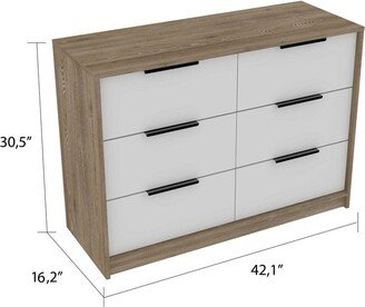 IGEMAN Slide And Pull Dresser with 4 Drawers, Suitable for Bedroom, Living Room, Dining Room, Items Storage Helper