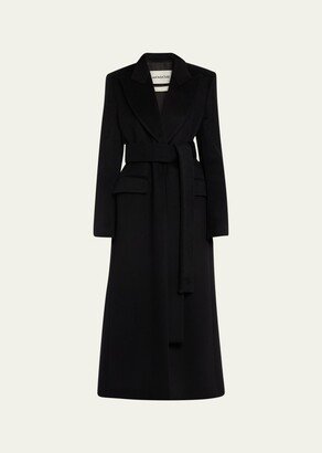 anOnlyChild Long Belted Wool Coat