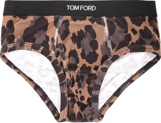 Leopard Print Briefs-AA