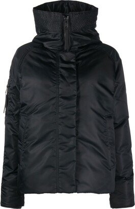 Hooded Down-Feather Jacket-AA