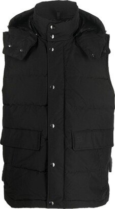 Aleutian detachable-hood gilet