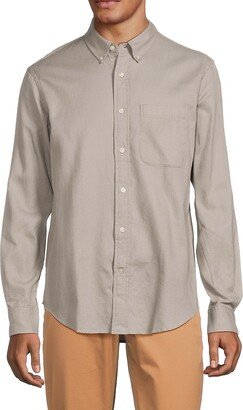 Textured Button Down Shirt