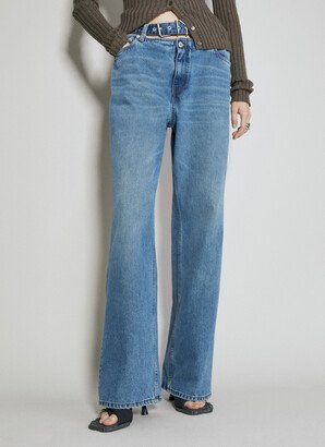 Evergreen Y-belt Jeans - Woman Jeans Blue 29