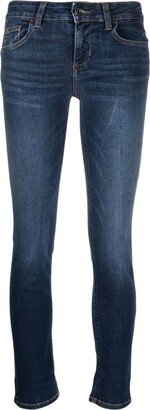 Cropped Skinny-Cut Jeans-AB