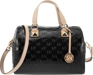 Hand Bag With Shoulder Strap And Monogram