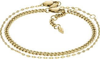 Seasonal Gift Sets Gold-Tone Stainless Steel Bracelet Set