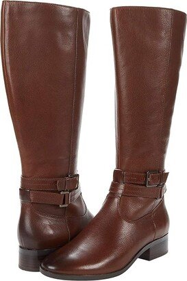 Reid Wide Shaft (Cinnamon Leather) Women's Shoes