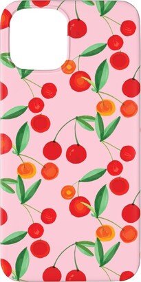 Custom Iphone Cases: Cherry Farm Phone Case, Silicone Liner Case, Matte, Iphone 11 Pro Max, Pink