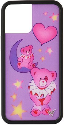 Wildflower Cases Purple Harlequin Bear Hug iPhone 12 Pro Max Case