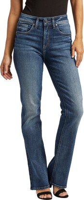 Avery High Waist Slim Bootcut Jeans-AB