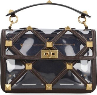 Garavani Roman Stud Foldover Top Crossbody Bag-AB