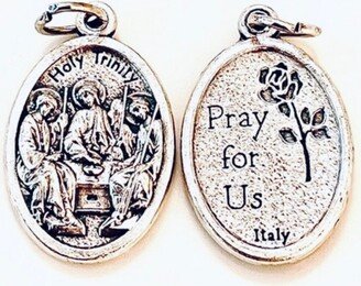 Holy Trinity Medal /Blessed Holy Trinity Charm Rosary Marker Zipper Pull Confirmation Gift First Communion Religious Catholic Gifts