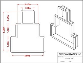 Fast Shipping Cake 06 Cookie Cutter, Cutter