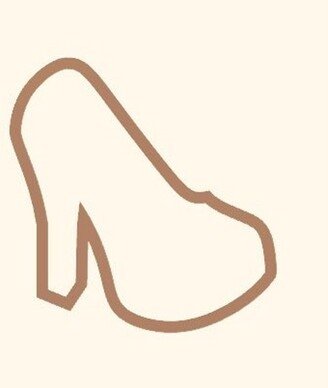 High Heel Shoe Cookie Cutter #1