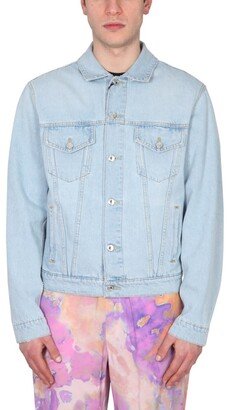 Logo Patch Denim Jacket-AC