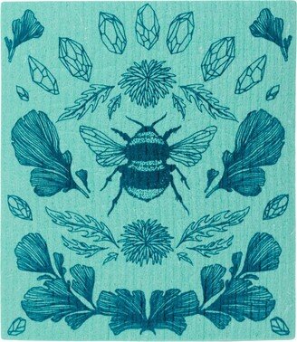 Bee Shrine Mint Swedish Dish Cloth Sponge