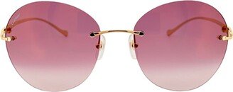 Rounded Frame Sunglasses