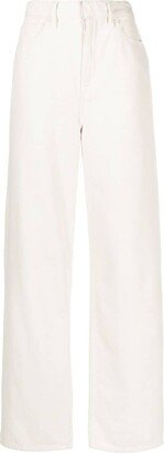 REV Concealed-Fastening Cotton Wide-Leg Jeans