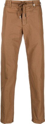 Straight-Leg Mid-Rise Trousers-AA