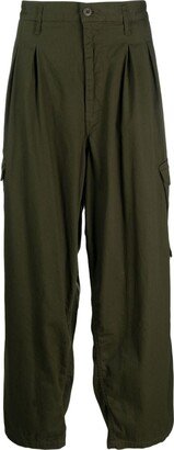 High-Waist Pleated Trousers