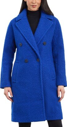 Women's Double-Breasted Boucle Walker Coat