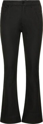 EMBELLISH Montè wide leg faux leather pants-AA