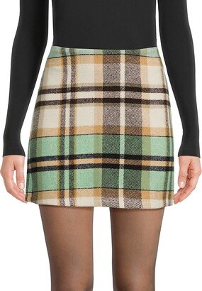 Plaid Mini Skirt