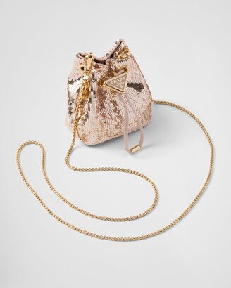 Sequined Satin Mini-pouch