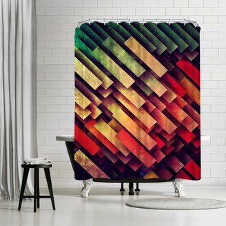 71 x 74 Shower Curtain, Wype Dwwn Thys by Spires