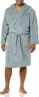 Men's Mid-Length Plush Robe