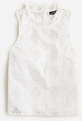 Fleur top in eyelet