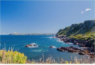 Chuck Burdic Rocky Cove Coastline Canvas Art - 27 x 33.5