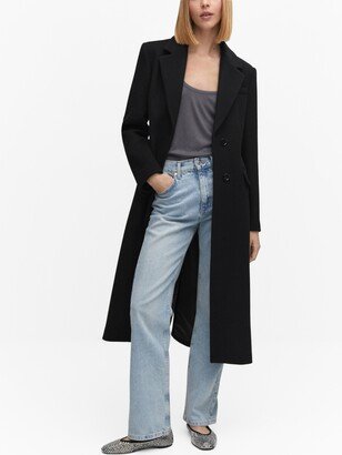 Women's Wool-Blend Overcoat
