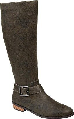 Winona Boot - Wide Calf (Olive) Women's Shoes