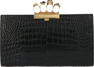 Skull Four-Ring Clutch Bag