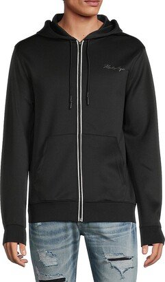 Solid Zip Up Hoodie