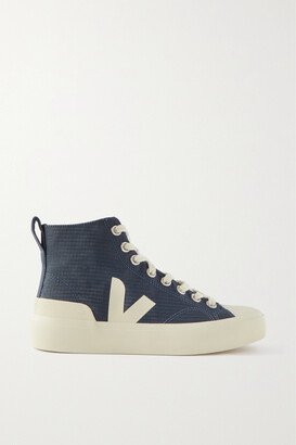 Wata Ii Rubber-trimmed Recycled-ripstop High-top Sneakers - Blue