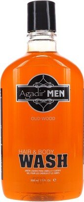 Agadir Mens Shampoo & Body Wash 17 oz