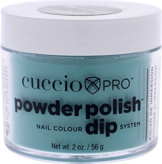 Pro Powder Polish Nail Colour Dip System - Jade Green by Cuccio Colour for Women - 1.6 oz Nail Powder