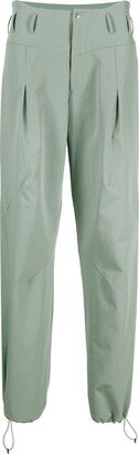 J.LAL Grey Dart Tapered Trousers