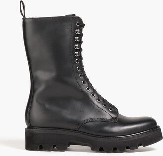 Mavis leather combat boots