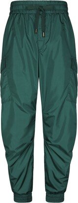 Drawstring Tapered Trousers-AE