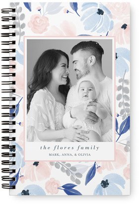 Monthly Planners: Painted Florals Monthly Planner, Gray